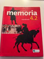 Geschiedenis Memoria 4.2 Handboek doorstroom, Boeken, Schoolboeken, ASO, Geschiedenis, Ophalen of Verzenden, Zo goed als nieuw