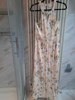 Vila lange jurk maat 42 gebloemd, Beige, Vila, Maat 42/44 (L), Ophalen of Verzenden