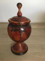 Houten decoratieve kelk met deksel, Ophalen, Overige materialen, Overige kleuren, 50 tot 75 cm