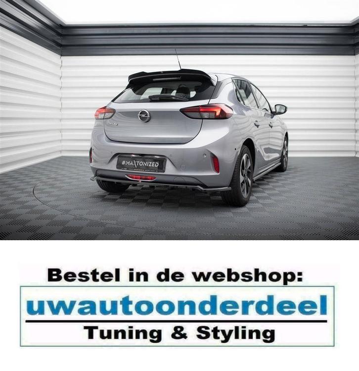 Maxton Design Spoiler Splitter Lip Opel Corsa F MK6, Auto diversen, Tuning en Styling, Verzenden