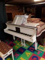 Piano à queue Rönisch, Musique & Instruments, Comme neuf, À queue, Enlèvement ou Envoi, Blanc