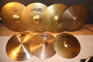 Cymbalen te koop (Zildjian, Paiste, Sabian, Tosco,..) beschikbaar voor biedingen