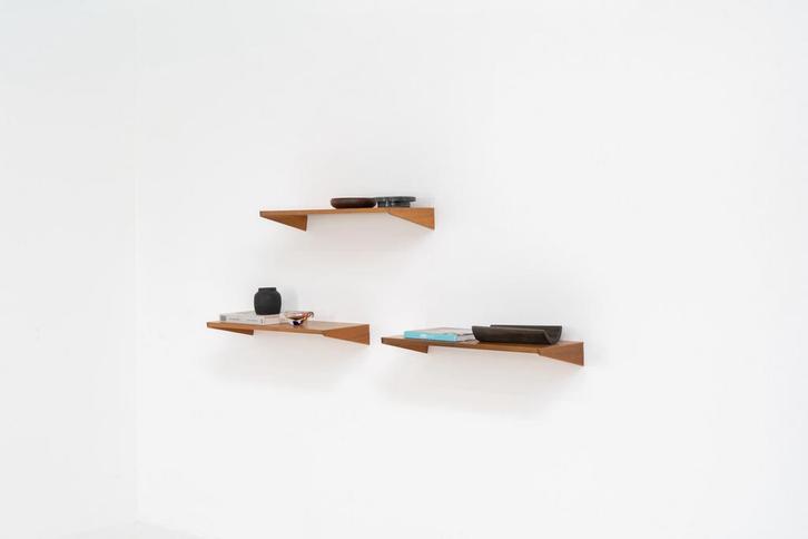 Set van 3 vintage wandplanken van Kai Kristiansen, Huis en Inrichting, Woonaccessoires | Wandplanken en Boekenplanken, Ophalen