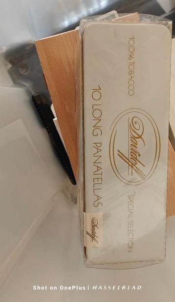 Davidoff 10 lange vintage panatellas beschikbaar voor biedingen