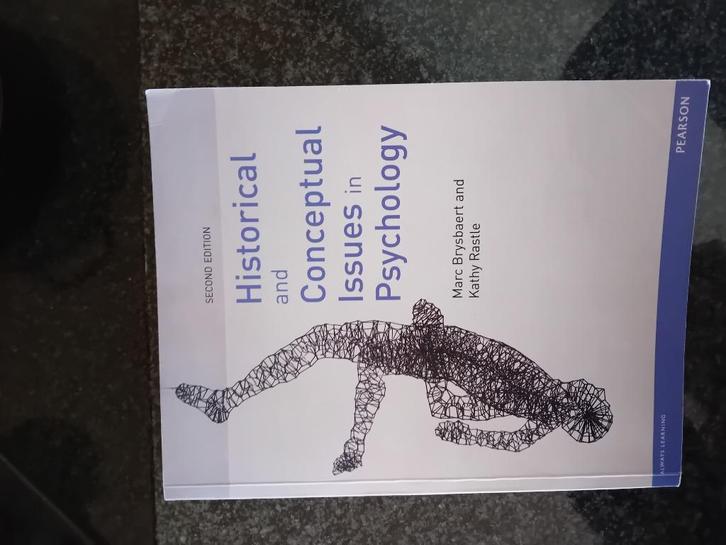 Historical and conceptual issues in psychology, Marc Bryseba, Boeken, Psychologie, Zo goed als nieuw, Overige onderwerpen, Ophalen of Verzenden