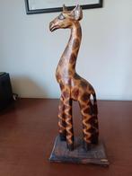 Handgesneden houten giraf, Antiek en Kunst, Ophalen