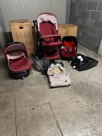 Poussette + maxi-cosy + nacelle / landau + isofix, Autres marques, Poussette combi, Tige de poussée réglable, Enlèvement