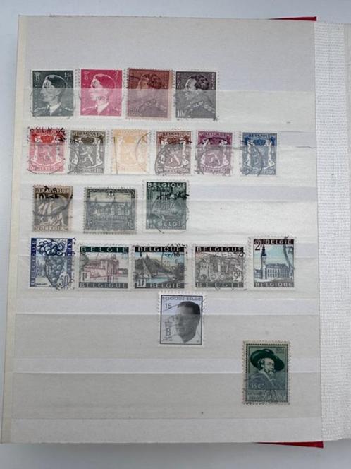 Postzegels België - 20ste eeuw (+470 stuks), Postzegels en Munten, Postzegels | Europa | België, Gestempeld, Postzegelboek, Gestempeld