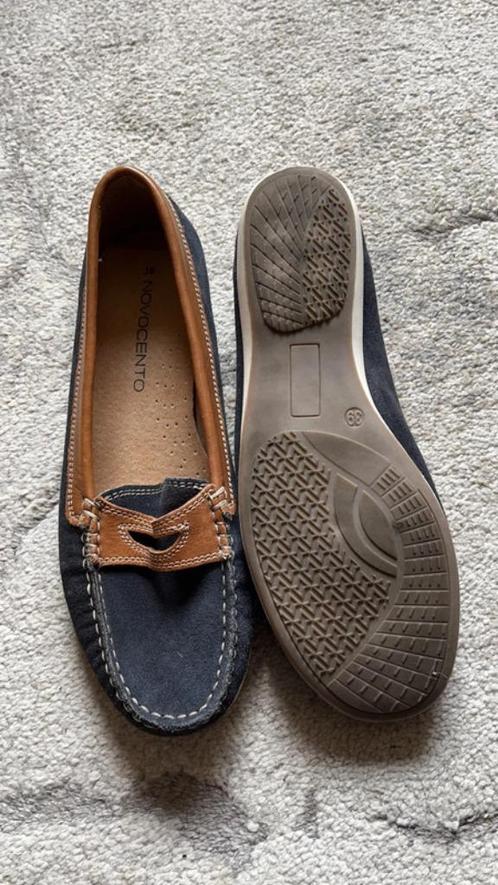 Novocento marineblauw bruin instappers schoenen lage hak 39, Kleding | Dames, Schoenen, Zo goed als nieuw, Schoenen met lage hakken