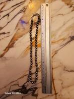 collier en perles noir, Bijoux, Sacs & Beauté, Colliers, Comme neuf, Synthétique, Noir, Enlèvement