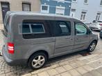 Vw caddy maxi 7 places, Auto's, Voorwielaandrijving, Zwart, 4 cilinders, 7 zetels