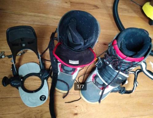 Snow Pro boots & bindings fast system UK 8 Rood 41, Sport en Fitness, Snowboarden, Gebruikt, Schoenen, Ophalen of Verzenden