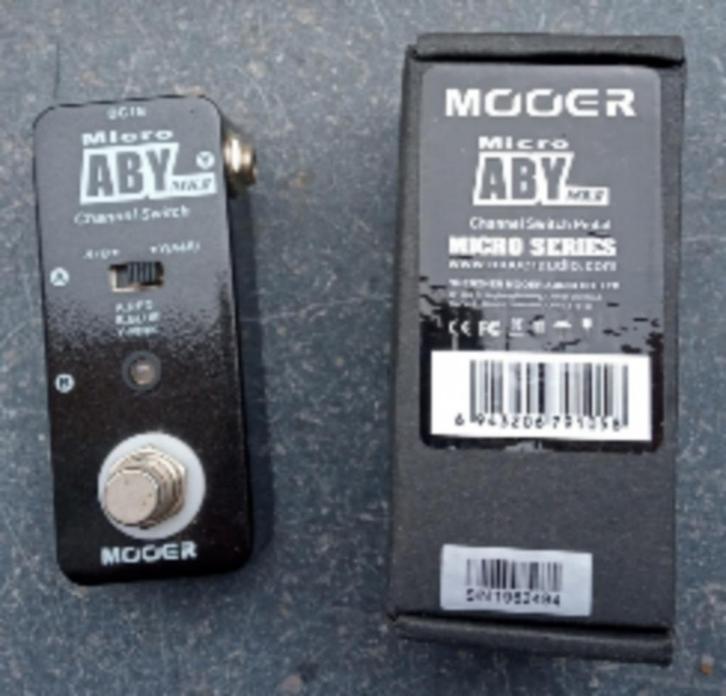 Mooer ABY MKII Channel Switch pedal (True Bypass), Muziek en Instrumenten, Effecten, Zo goed als nieuw, Ophalen of Verzenden