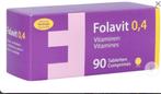 folavit 0.4 49 stuks vitaminen, Ophalen of Verzenden, Nieuw