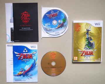 Zelda Skyward Sword + muziek cd voor de Nintendo Wii beschikbaar voor biedingen