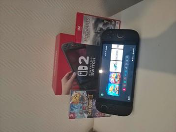 Nintendo switch 2 + 2 jeux  beschikbaar voor biedingen