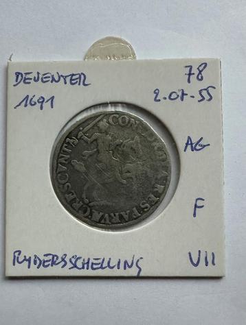 Rijdersschelling Deventer 1691 Zilver beschikbaar voor biedingen