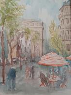 AQUARELLEN M.VAN DEN BEMPT op tekenpapier, Enlèvement ou Envoi