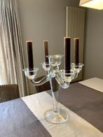 Chandelier en verre à 4 bras, Neuf, 25 à 50 cm, Enlèvement, Autres matériaux