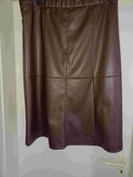 Mayerline - A line rok in faux leer- bruin, Kleding | Dames, Mayerline, Bruin, Maat 42/44 (L), Ophalen of Verzenden