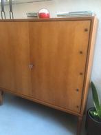 Vintage retro kast sideboard kabinet ‘60, Ophalen, Gebruikt, Eikenhout