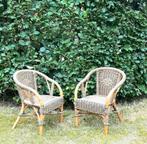 2 retro vintage rotan kinderstoeltjes, Ophalen of Verzenden, Zo goed als nieuw, Rotan