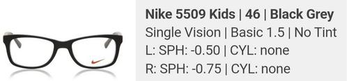 Bril op sterkte Puma en Nike Kids Links -0,5 rechts -0,75, Handtassen en Accessoires, Zonnebrillen en Brillen | Heren, Zo goed als nieuw