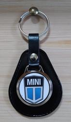 Classic Mini Sleutelhanger met logo . Zwart leer, Auto-onderdelen, Austin, -, -, Nieuw