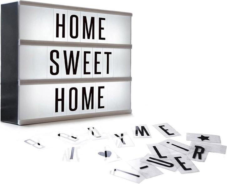lightbox letterbak met licht, Kinderen en Baby's, Kinderkamer | Inrichting en Decoratie, Zo goed als nieuw, Lamp, Ophalen of Verzenden