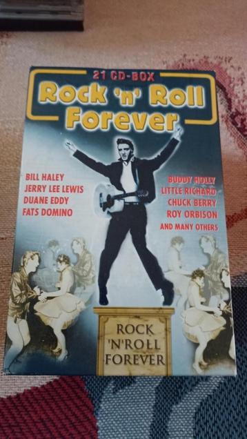 Rock 'n' roll forever, 21 cd box, cd's zijn in nieuwstaat,, Enlèvement ou Envoi, Comme neuf, Rock and Roll