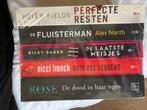 5 romans thrillers en néerlandais, Livres, Enlèvement, Neuf, Divers auteurs.