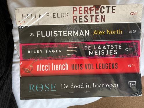 5 romans thrillers en néerlandais, Livres, Romans, Neuf, Enlèvement