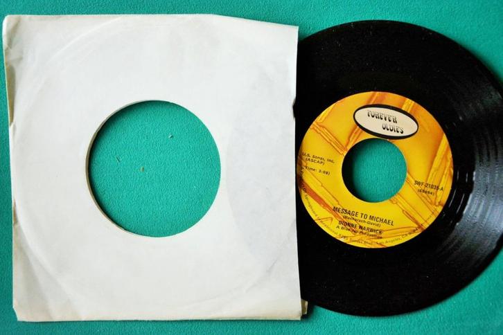 Dionne Warwick – Message To Michael (w) - vinyl singel, Cd's en Dvd's, Vinyl Singles, Zo goed als nieuw, Single, R&B en Soul, 7 inch