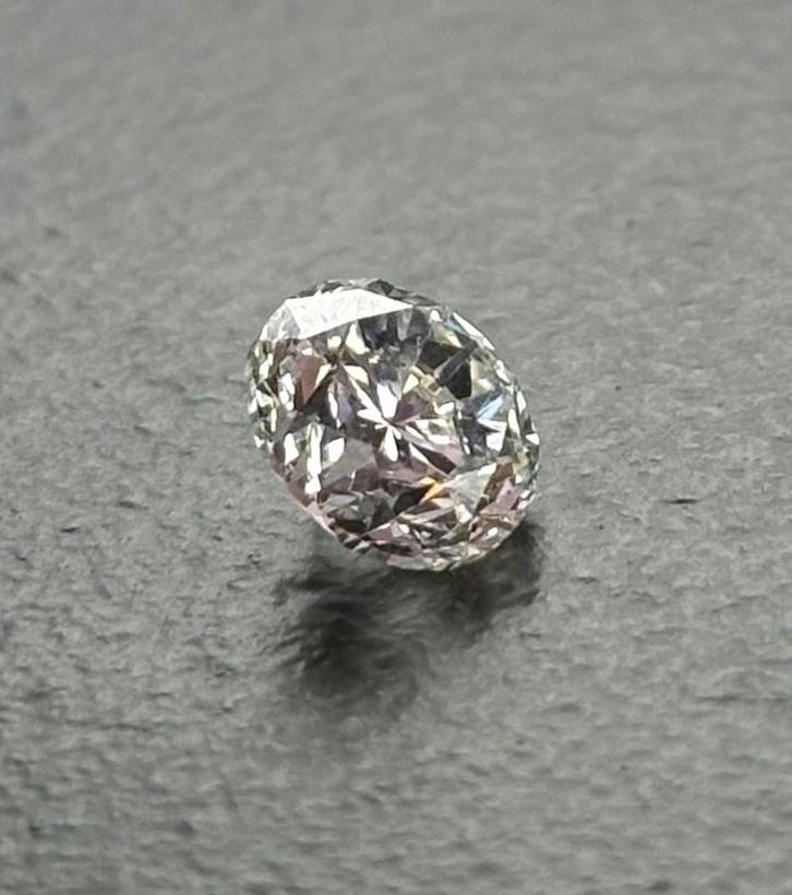 1ct Natuurlijke Ronde Diamant, Handtassen en Accessoires, Edelstenen, Nieuw, Ophalen of Verzenden