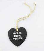 Nieuw Natuursteen hartje Voor de liefste meester (10 stuks), Ophalen of Verzenden, Nieuw