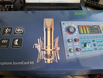 Microphone XLR 48 V + table de mixage