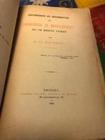 Geschiedenis en beschrijving der lijkbehandeling en rouwplec, Antiek en Kunst, D. Is. Bauwens, Ophalen of Verzenden