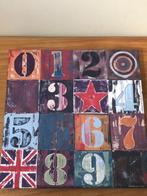 Cadre coloré sur toile 30x30, Enlèvement ou Envoi