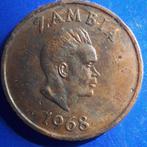 ZAMBIA : 2 NGWEE 1968 KM 10, Postzegels en Munten, Munten | Afrika, Verzenden, Zambia, Losse munt