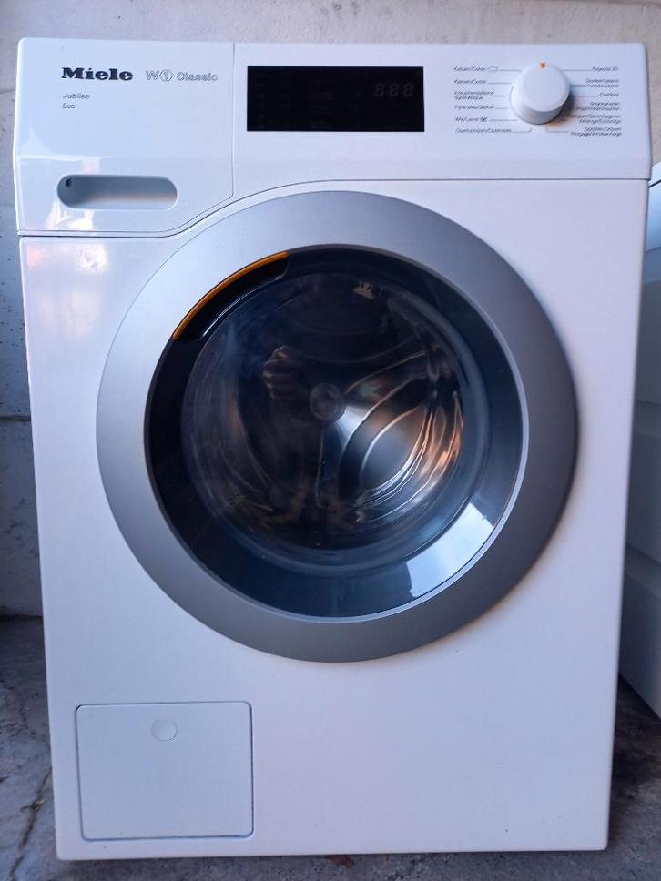 Recente wasmachine Miele W1 Classic Jubilee Eco A+++, Elektronische apparatuur, Wasmachines, Gebruikt, Voorlader, 6 tot 8 kg, 1200 tot 1600 toeren