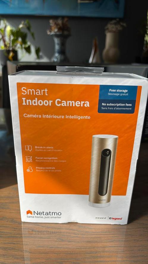 Camera d’intérieur Netatmo neuve, Audio, Tv en Foto, Videobewaking, Nieuw, Ophalen