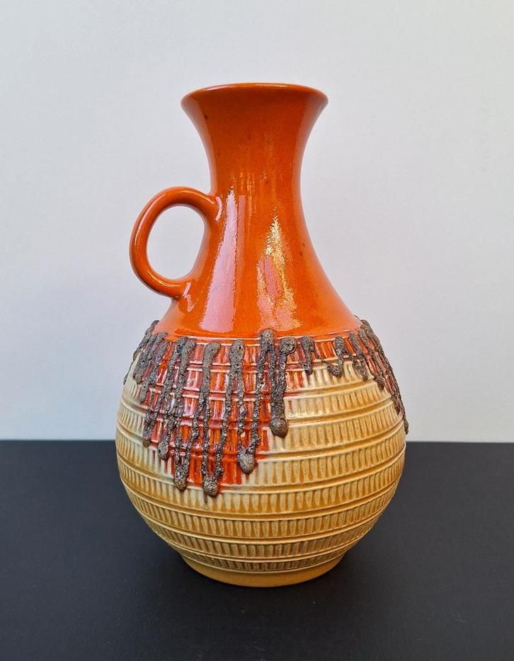 Vintage West-Germany vaas/schenkkan 'Jasba', Antiek en Kunst, Antiek | Vazen, Ophalen of Verzenden