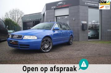 Audi S4 2.7 V6 quattro S4 Advance XENON-RECARO-CARBON, Auto's, Audi, Gebruikt, Zwart, 2671 cc, Blauw