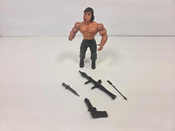 Retro Rambo figuur., Verzamelen, Poppetjes en Figuurtjes, Zo goed als nieuw, Ophalen of Verzenden