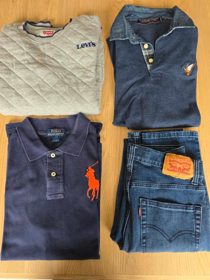 Lot vetements marques Levi's Ralph Lauren RiverWoods Ado 16, Vêtements | Hommes, Vêtements Homme Autre, Porté, Enlèvement ou Envoi