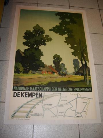 affiche N.M.B.S. De Kempen, H. Verbaere
