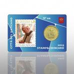 Coincards 44-45-46-47 avec timbre Vatican 2023, Timbres & Monnaies, Monnaies | Europe | Monnaies euro, Autres valeurs, Série, Enlèvement ou Envoi