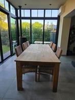 teak tafel masief hout, Ophalen, Teakhout, 200 cm of meer, 50 tot 100 cm