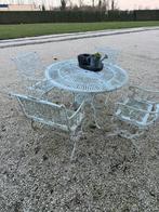Zwaar metalen tuinset., Tuin en Terras, Ophalen, Zo goed als nieuw, Tuinset