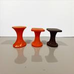 oranje poef 30 x 30 x 41 h, Ophalen of Verzenden